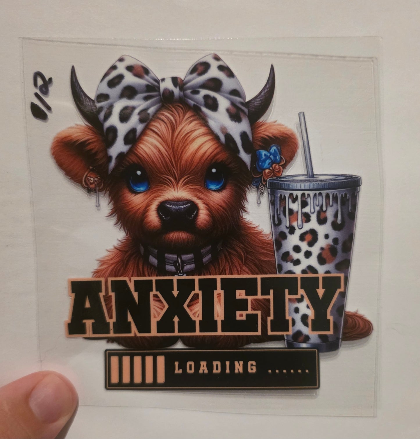 Highland cow Anxiety Loading