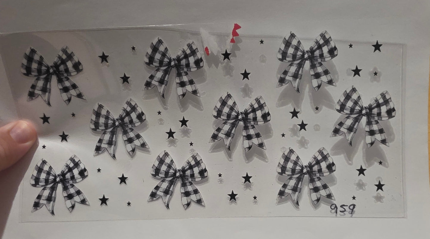 Bows and stars