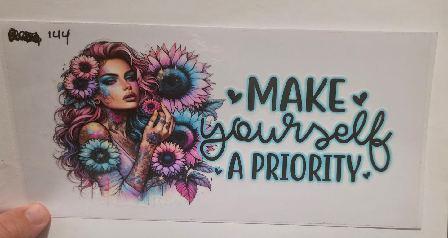 Make yourself a priority