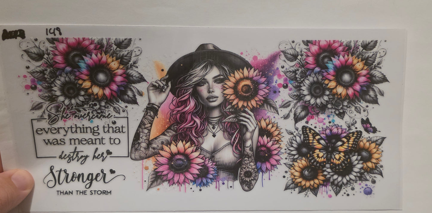 She overcame everything that was meant to dwestroy her stronger than the storm