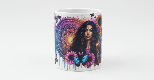 tatted women & Flowers