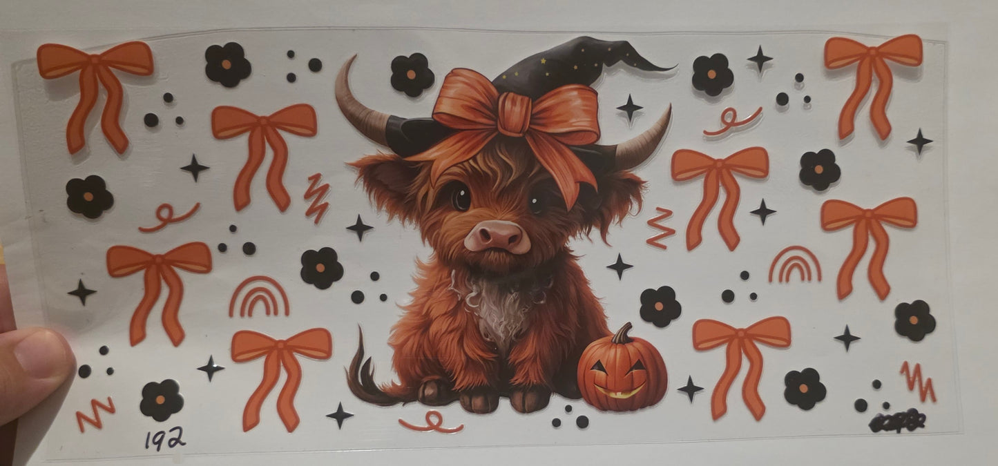 Halloween Highland cow