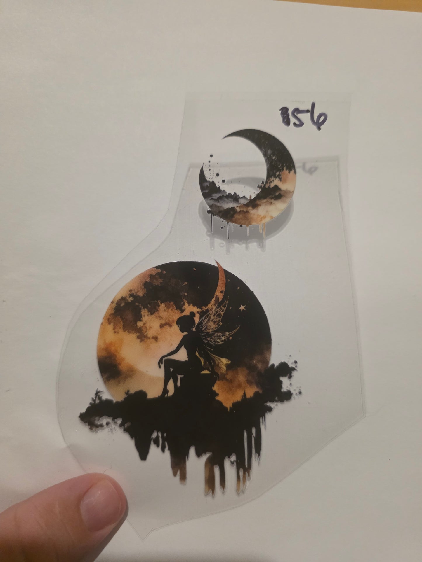 Tinker bell with moon