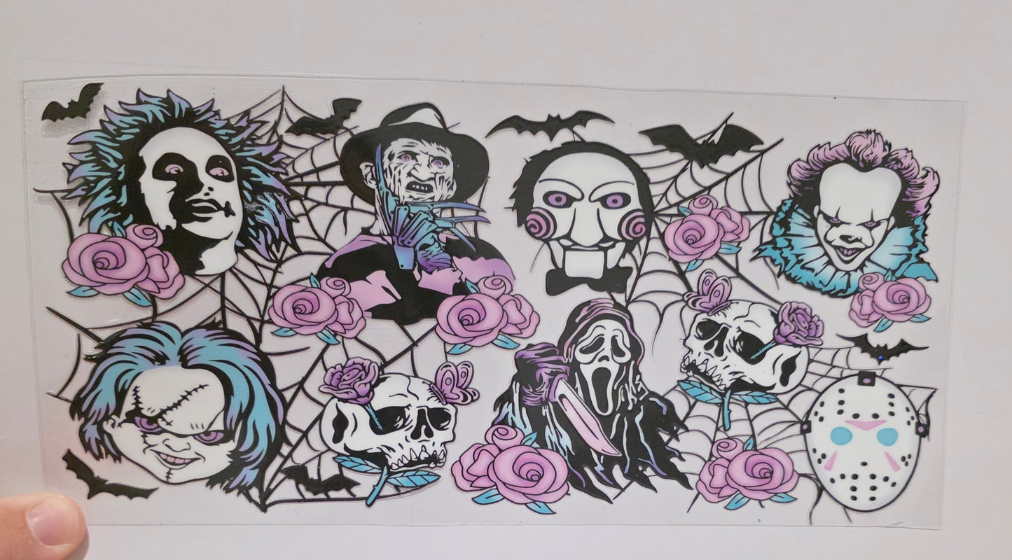 Horror with flowers