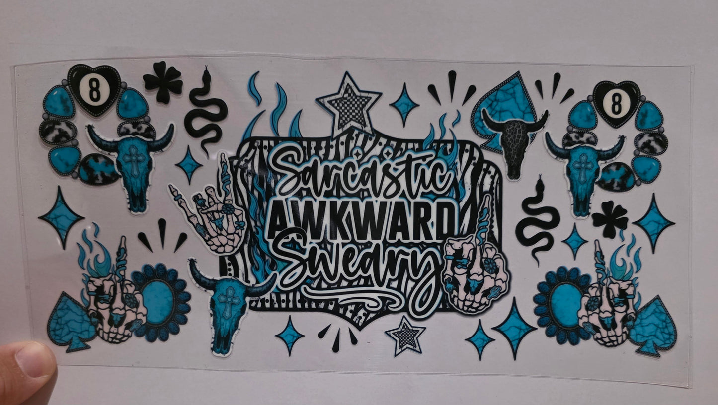 Sarcastic awkward sweary