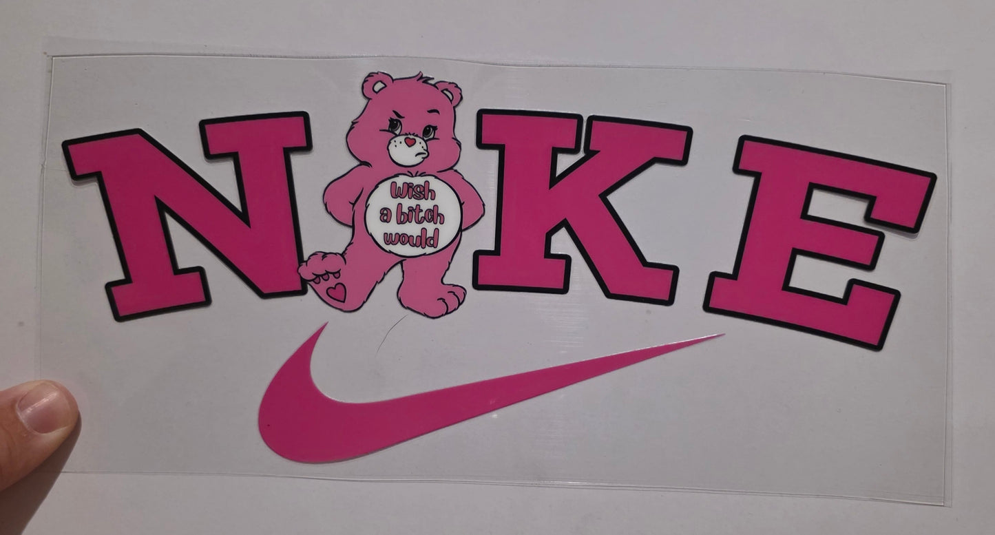 nike with care bear
