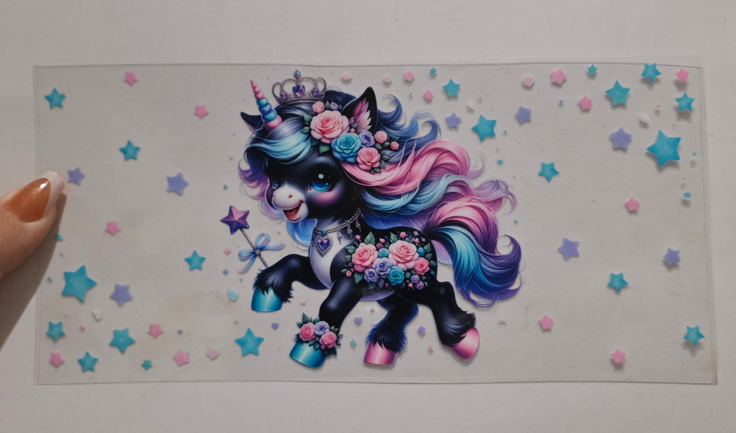 Unicorn with stars