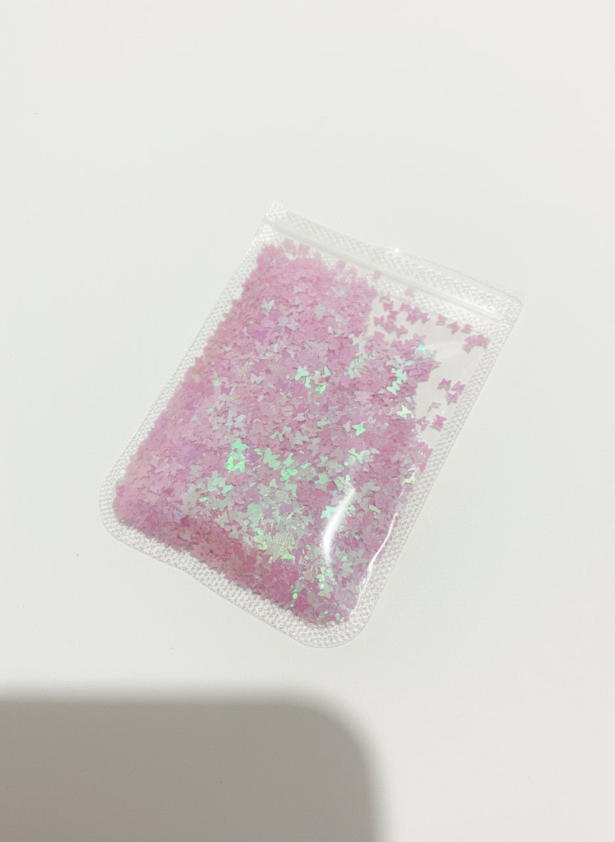 #420 Light Pink ButterFlys