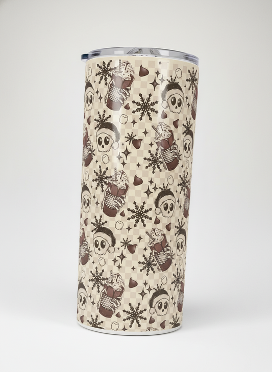 Christmas skulls and coffee