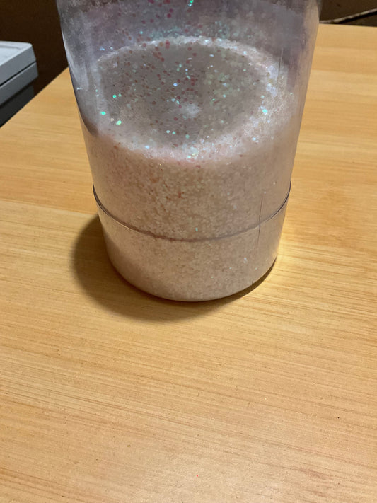 #399  Iridescent White Chunky Glitter