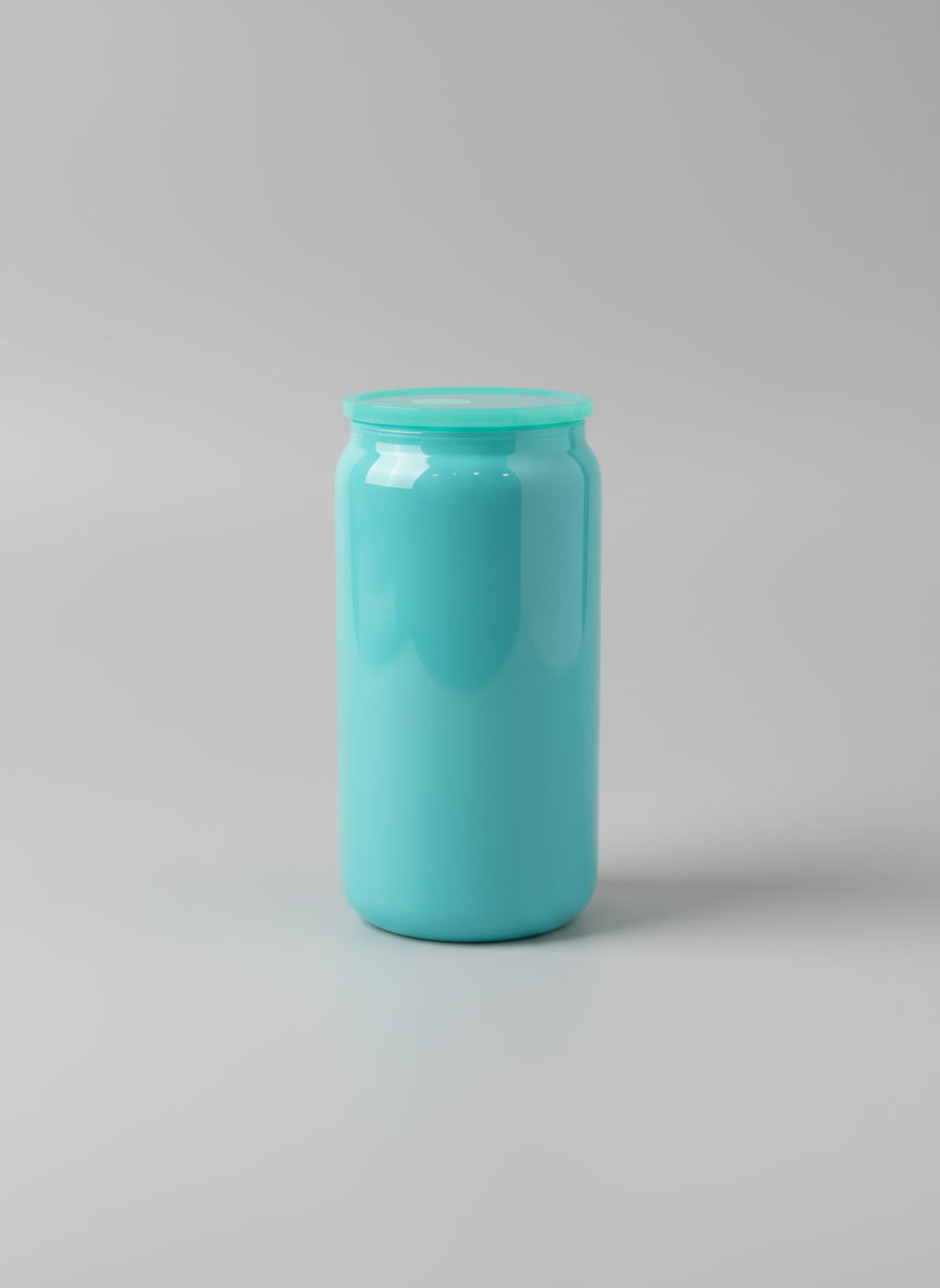 Teal Glass cup
