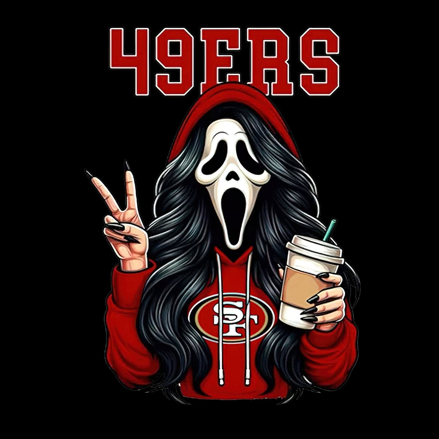 Scream face girl