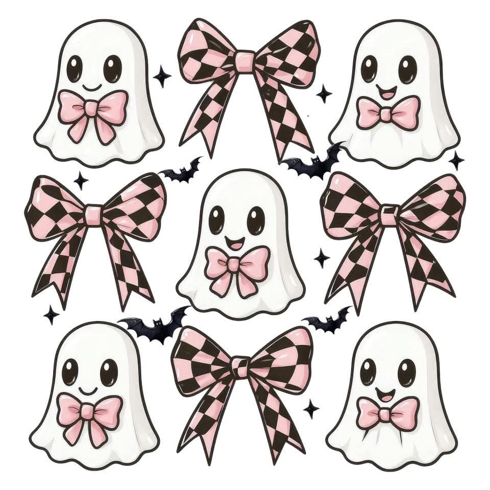 Ghost and checkered bows