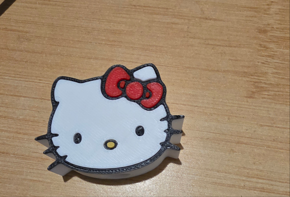 Hello Kitty Straw topper