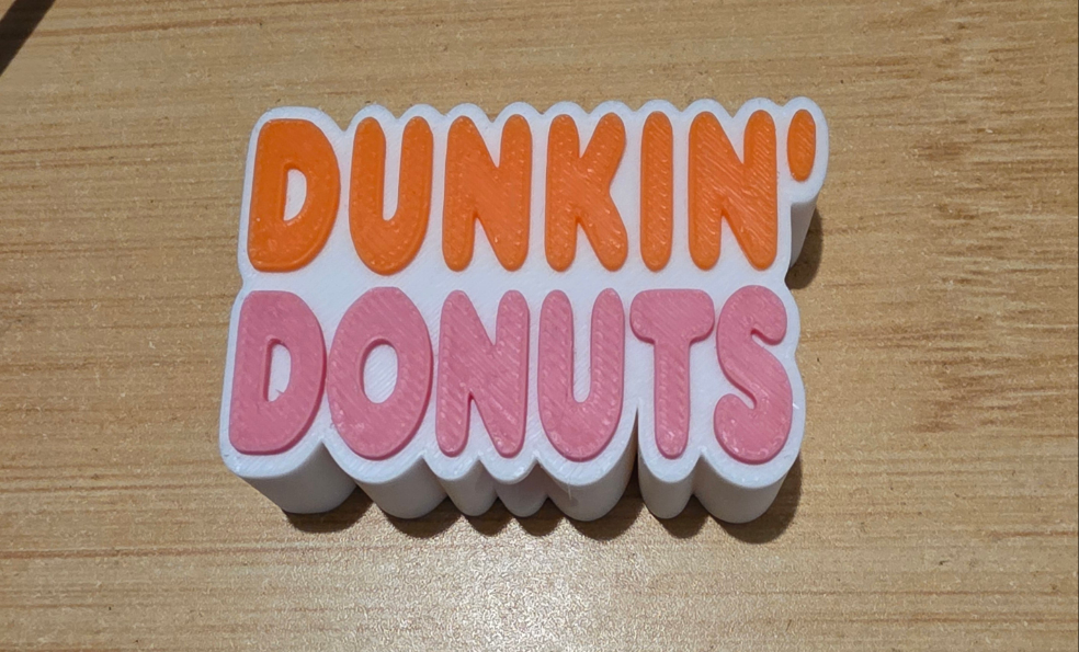Dunkin' Donuts straw topper