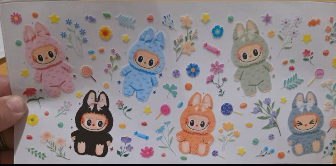 Labubu with flowers