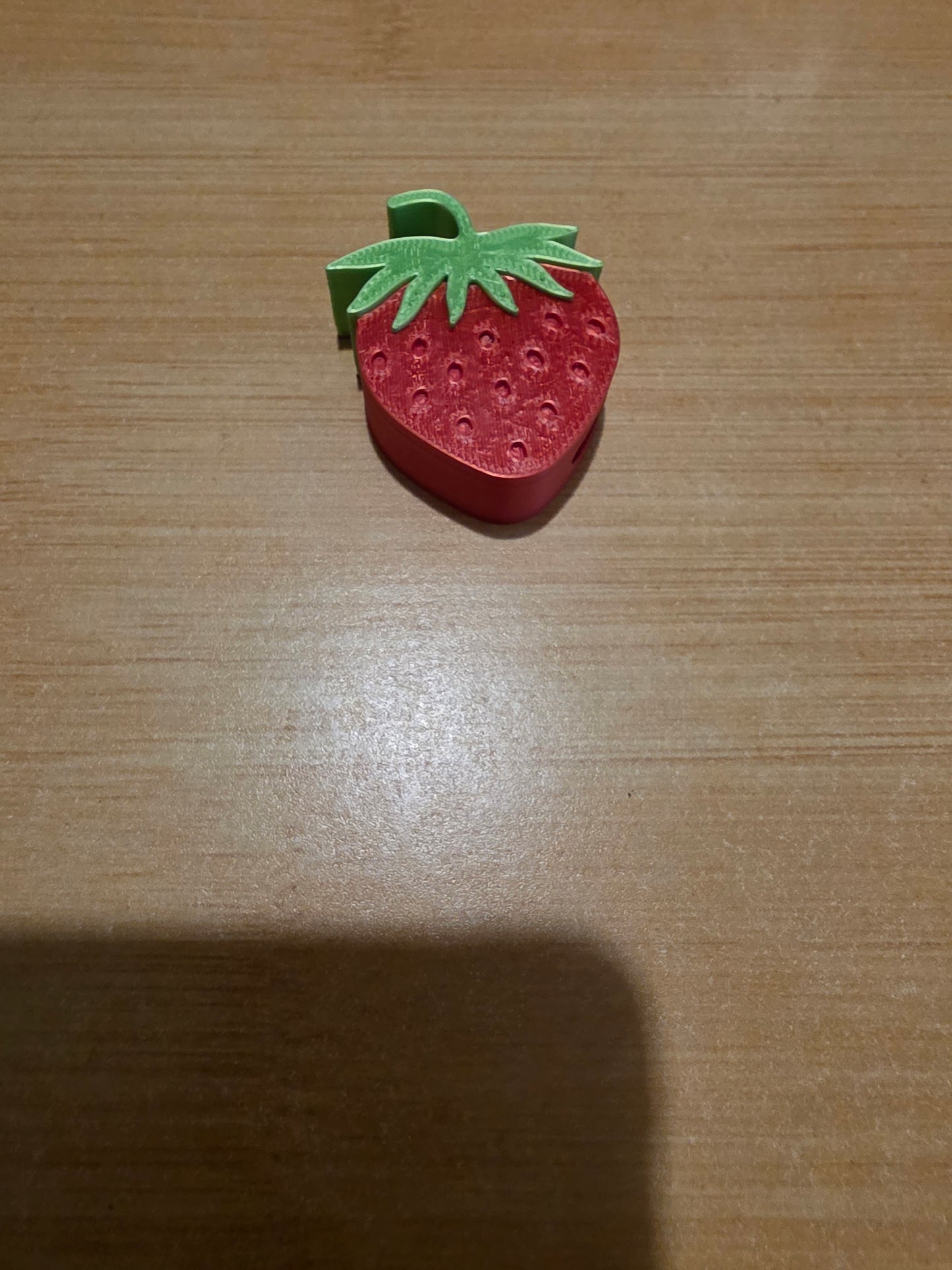 Strawberry straw topper