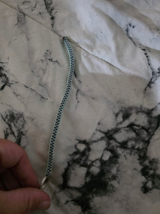 Light Blue and Gray Keychain