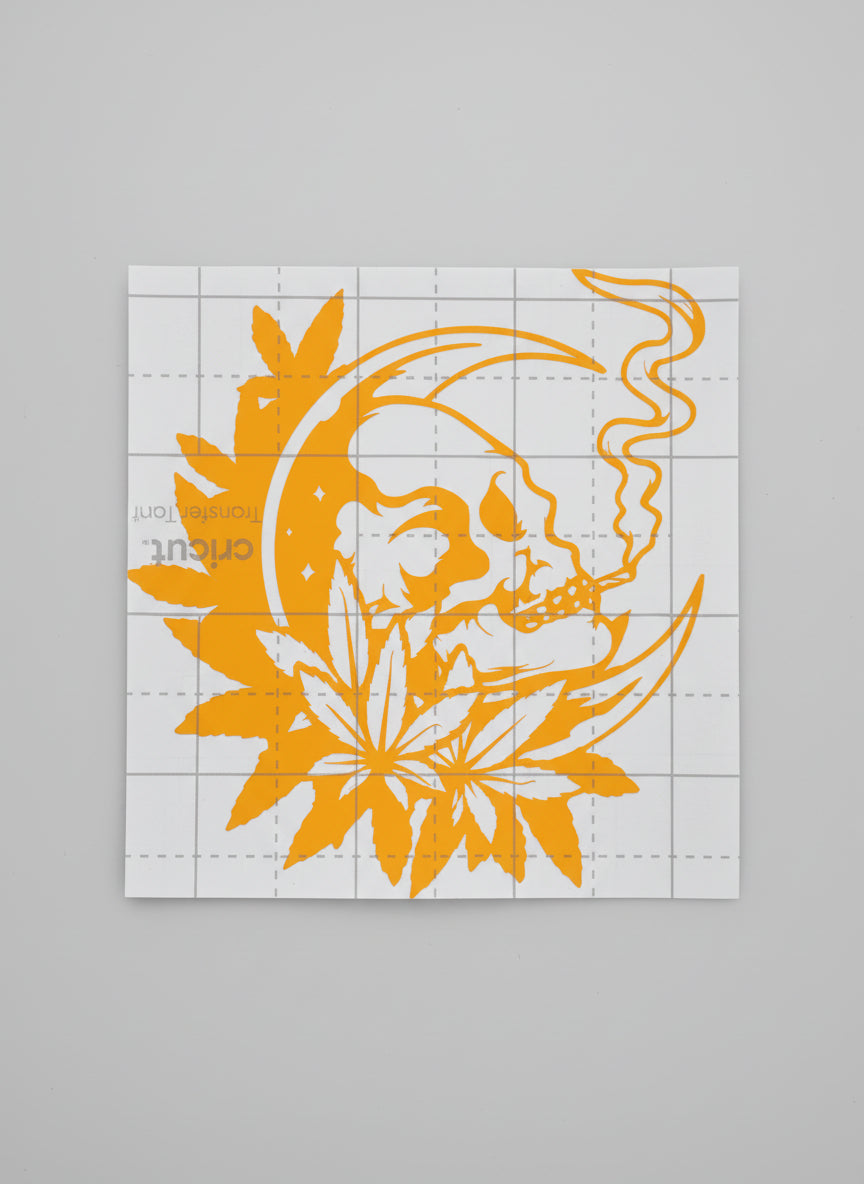 Weed Skull Moon (Decal)
