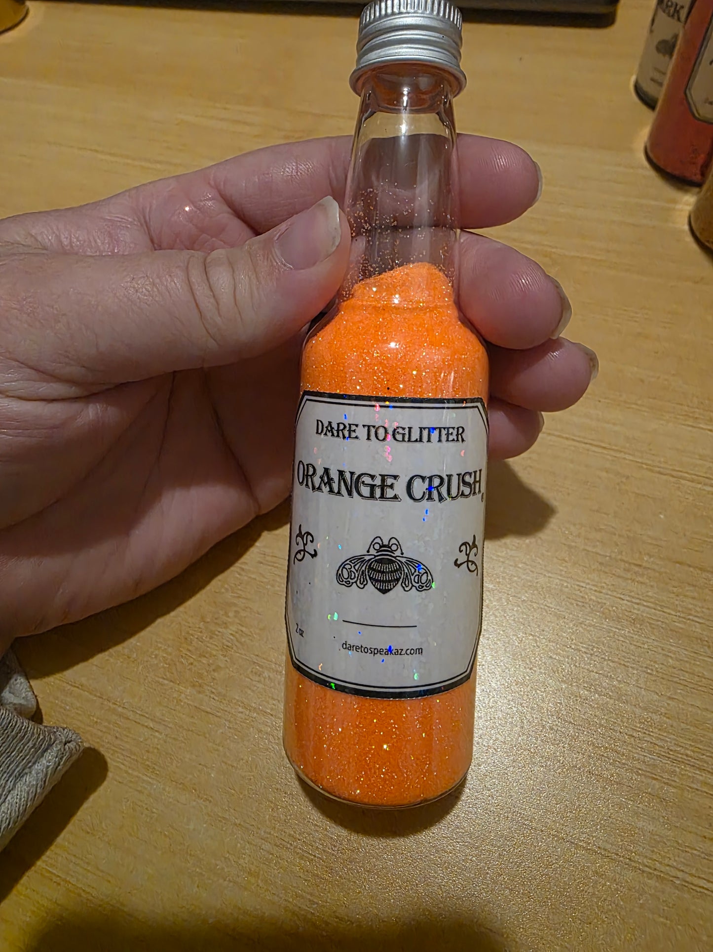 #742 Orange Crush Fine Glitter