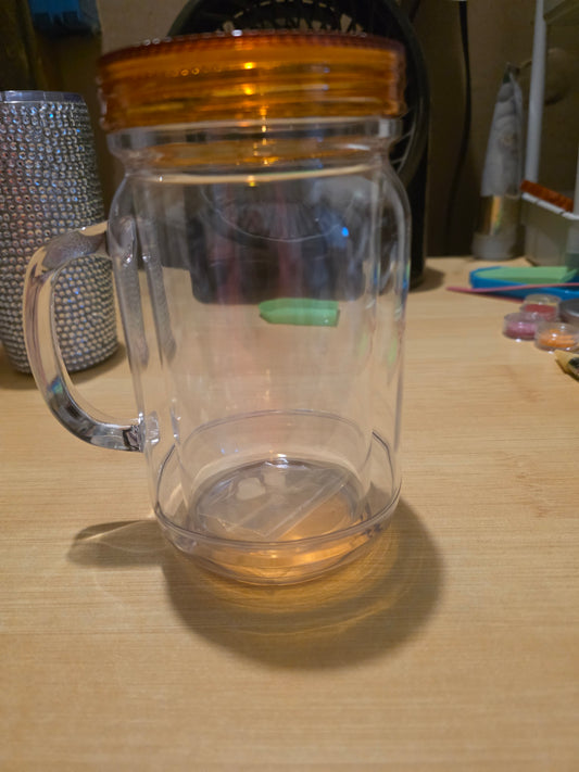 Yellow 20oz Snow Globe Mug