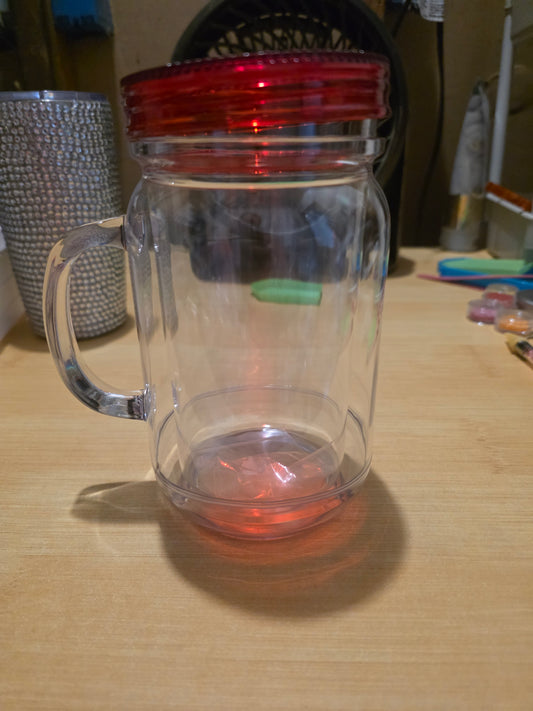 Red 20oz Snow Globe Mug