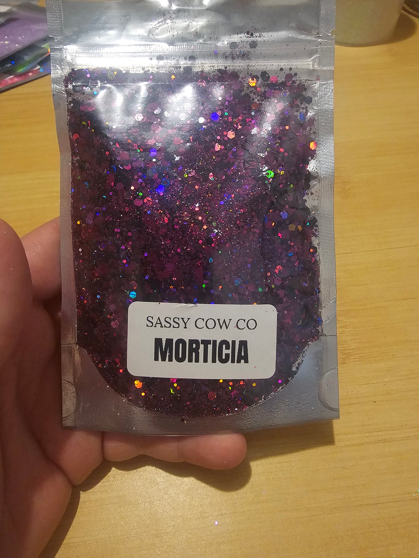#475 Morticia Chunky Glitter