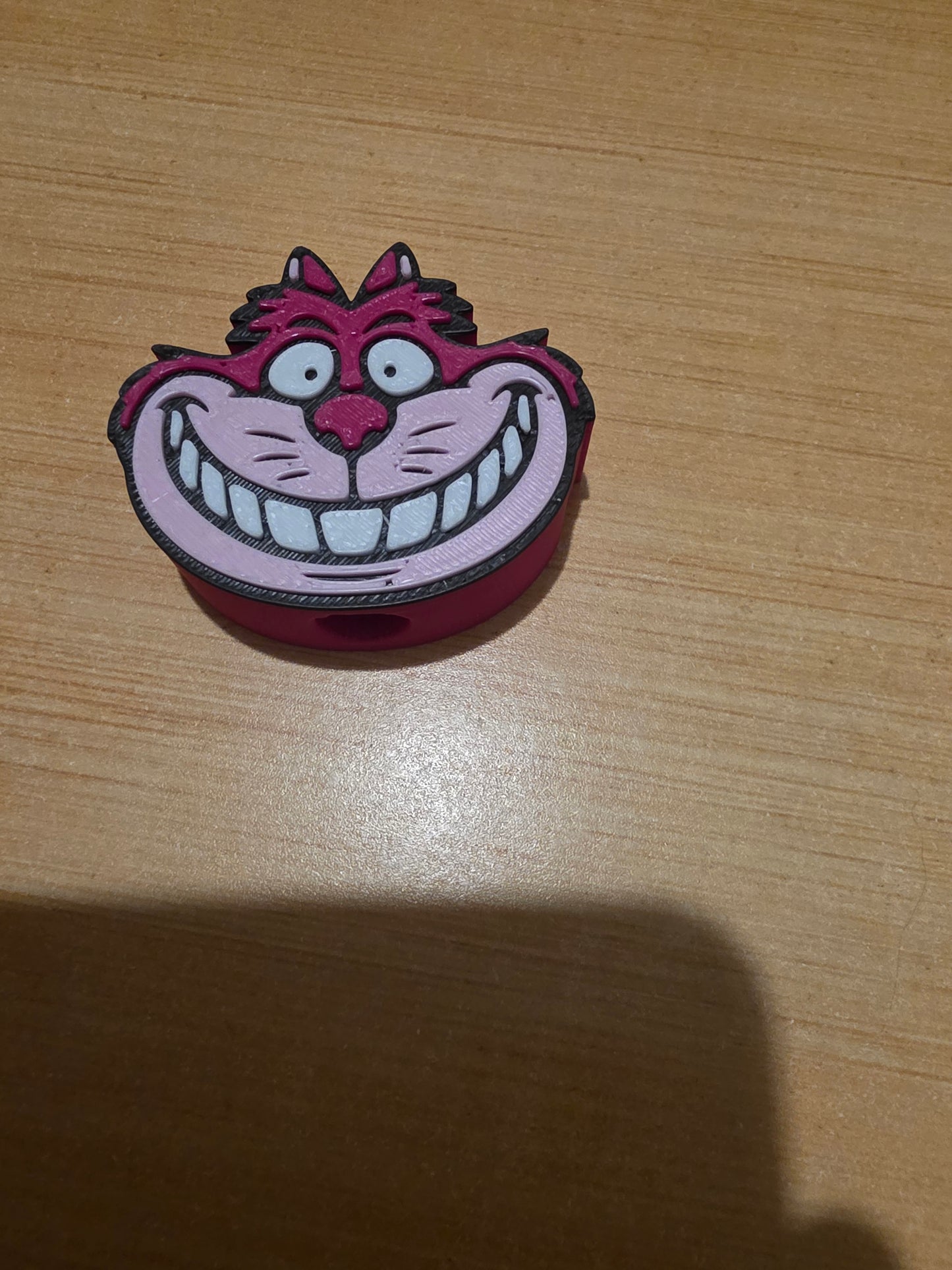 Cheshire cat straw topper