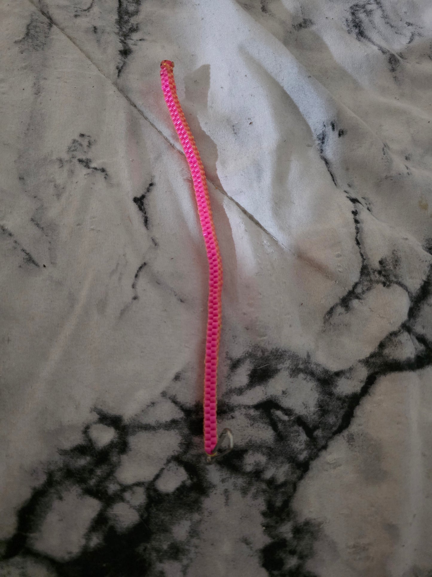 Pink and Yellow Keychain