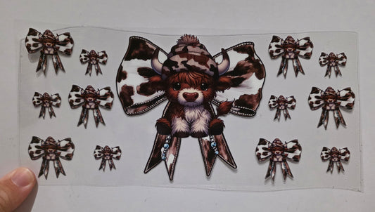 Highland cow bows