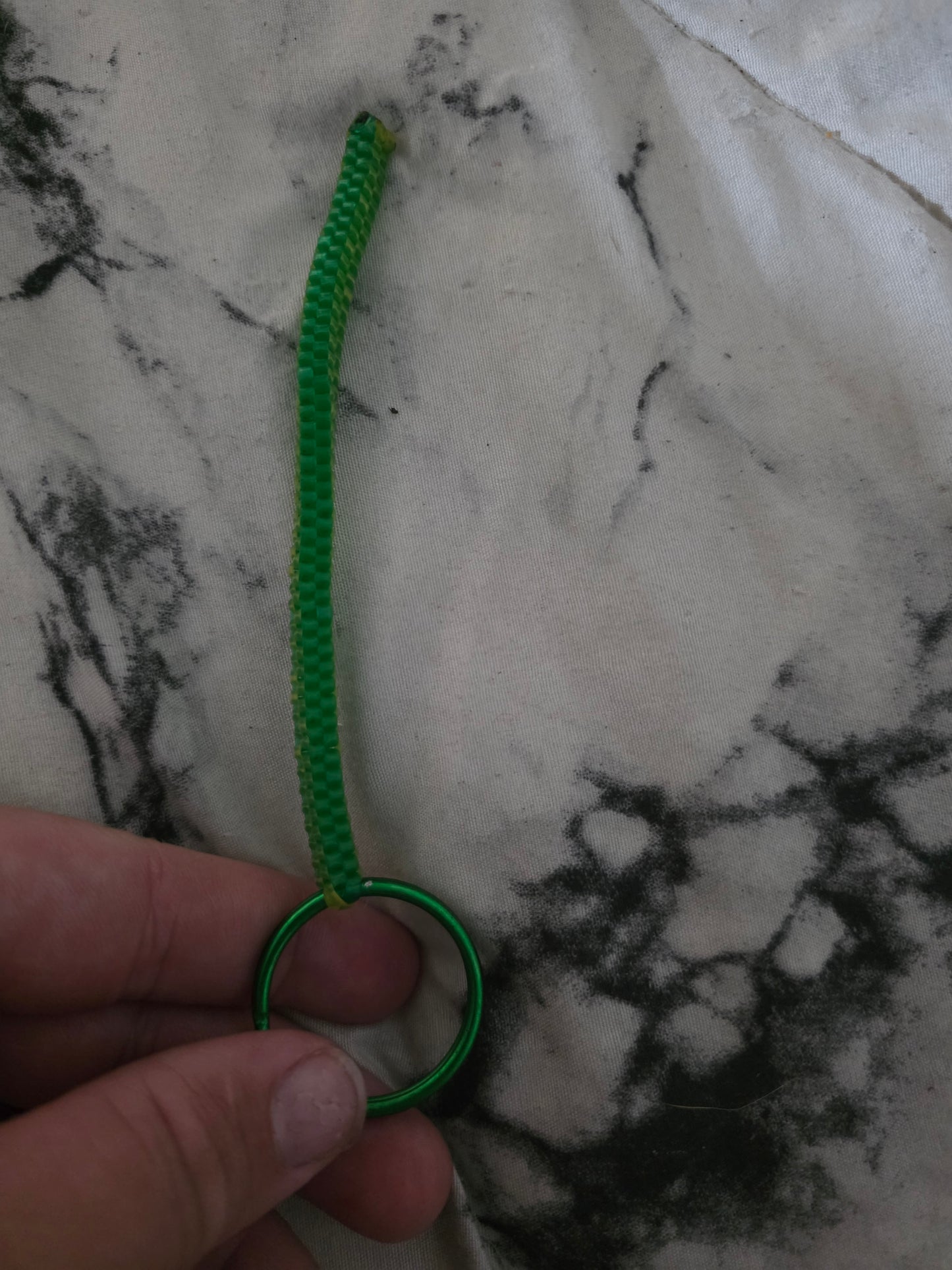 Green and Yellow Keychain