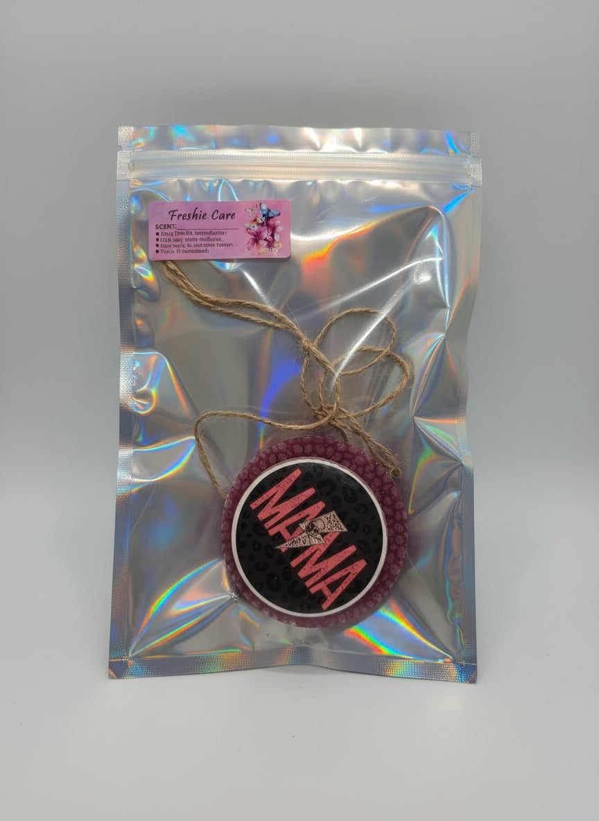 Pink Mama Skull Lighting Bolt (Warm Vanilla Suagr Scent)