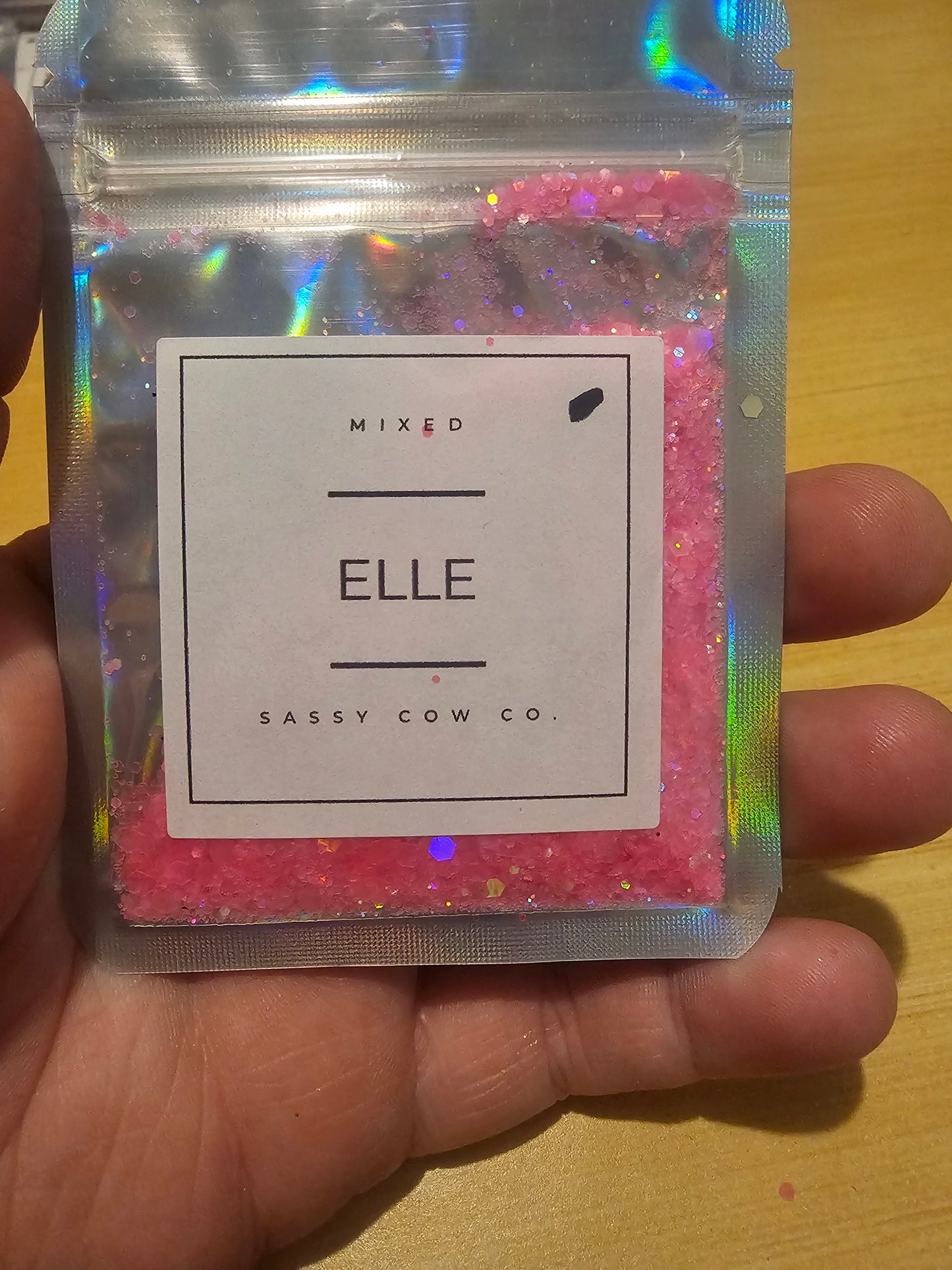#485 Elle Chunky Glitter