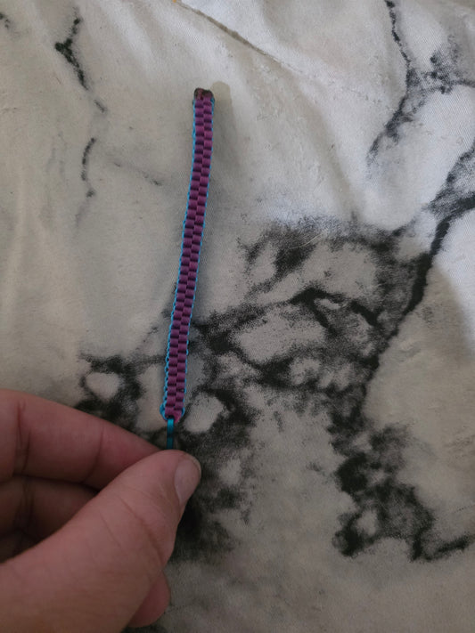 Blue and purple Keychain