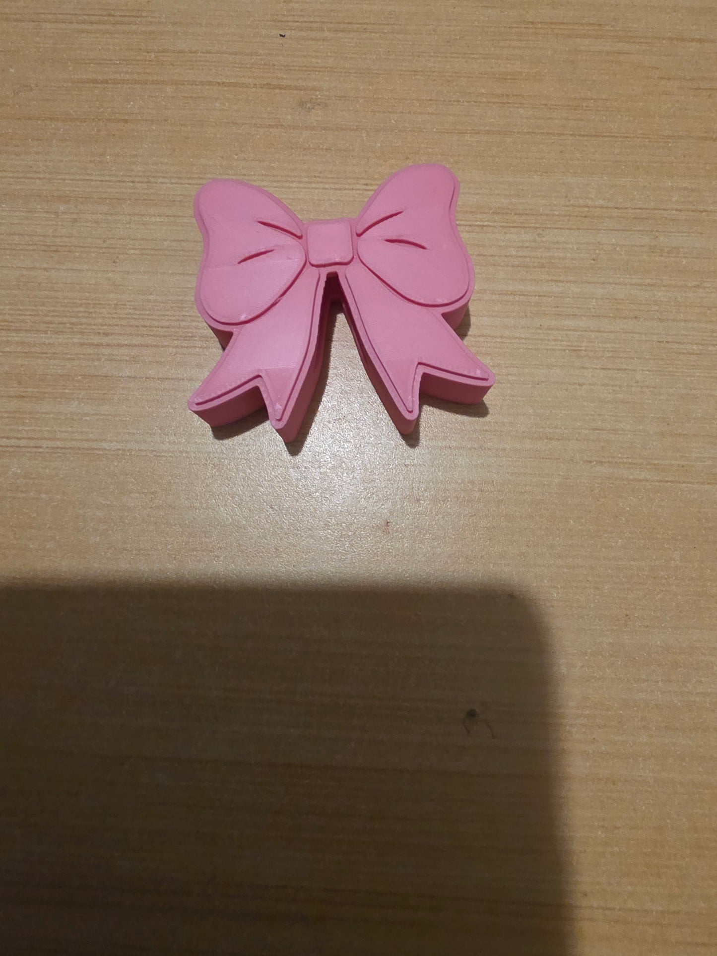Light pink straw topper