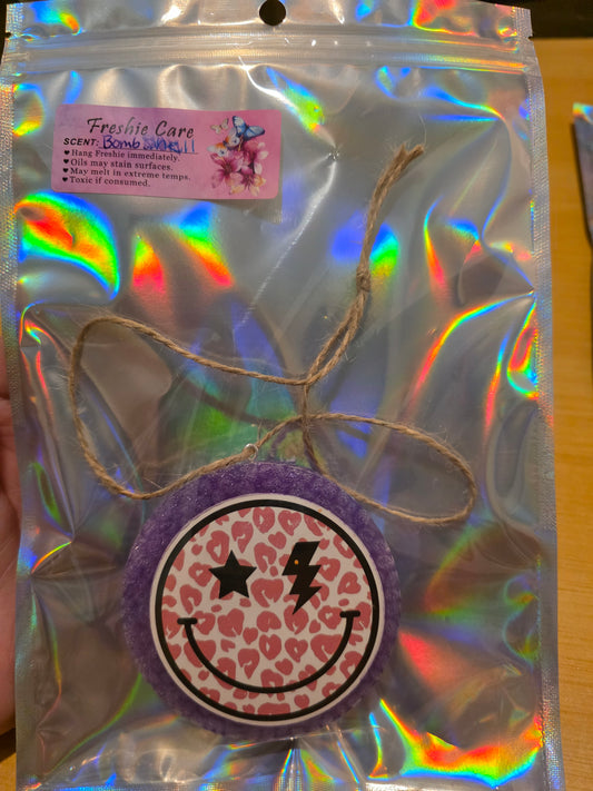 Pink Chetta Black Smiley Face ( Bomb Shell Scent)