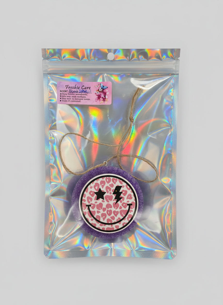 Pink Chetta Black Smiley Face ( Bomb Shell Scent)