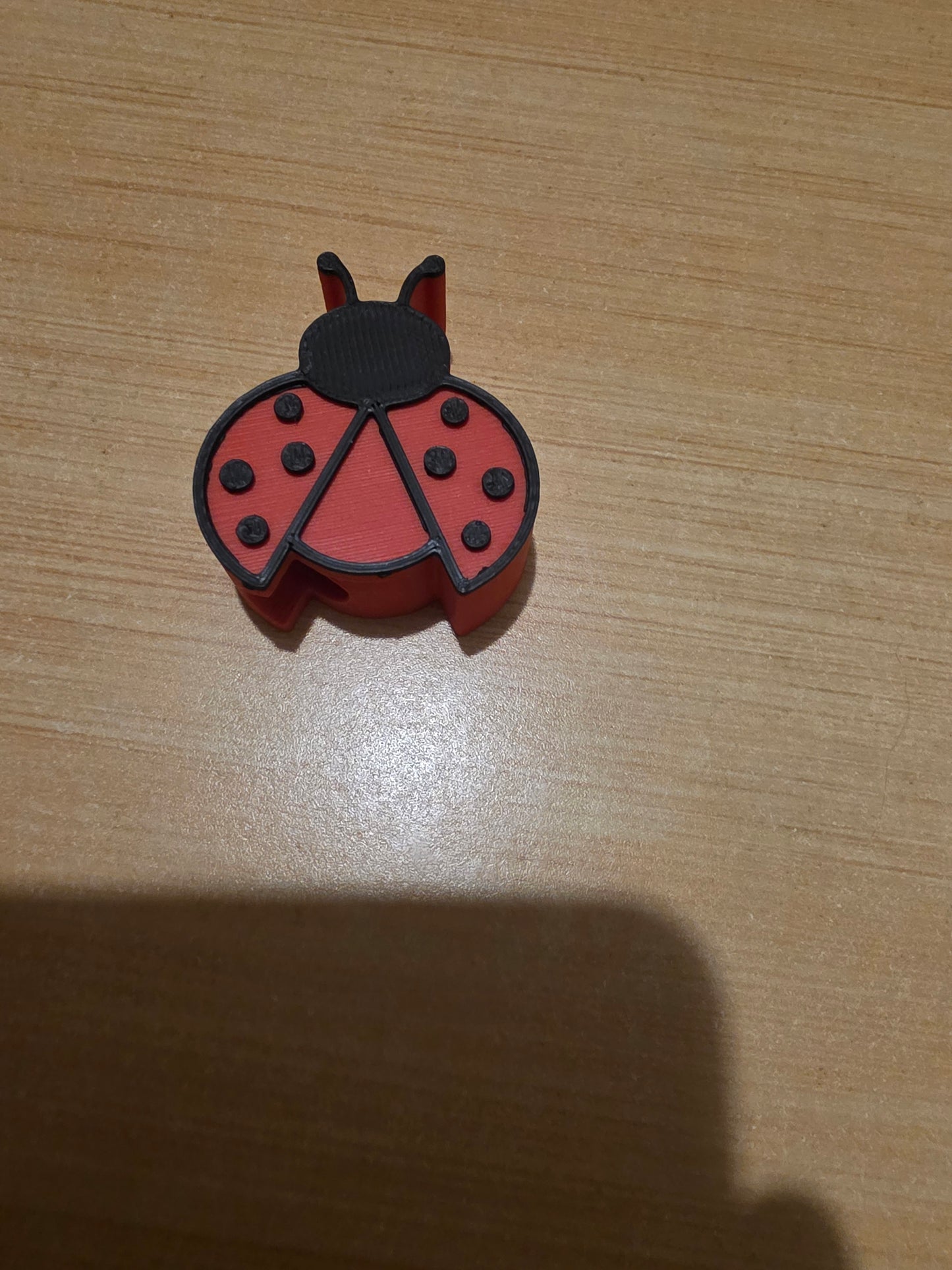 Lady Bug Straw topper