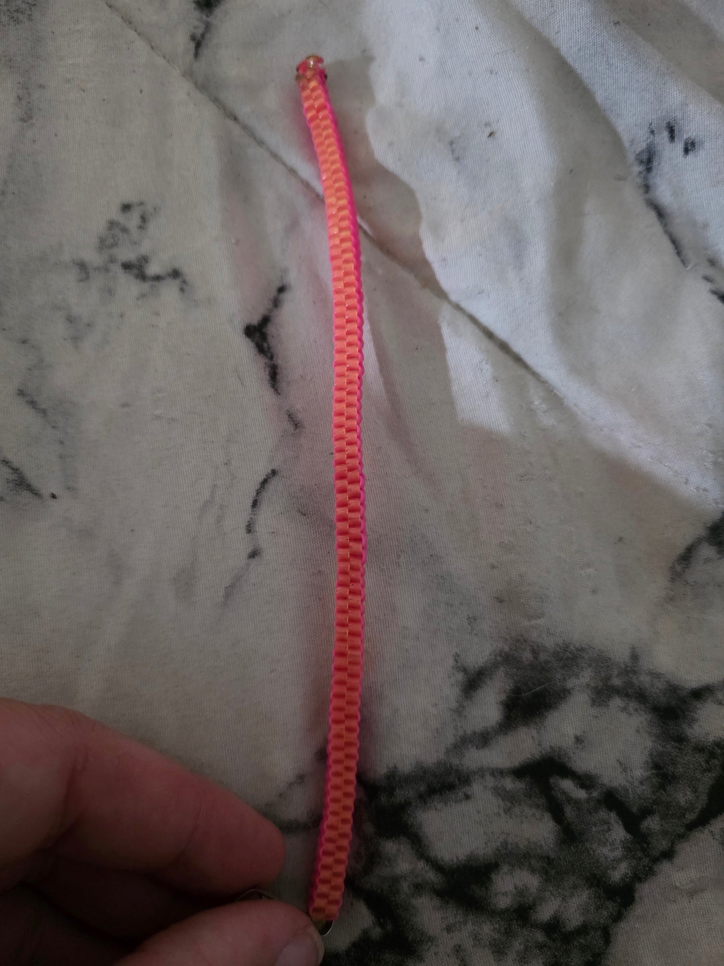 Pink and Yellow Keychain