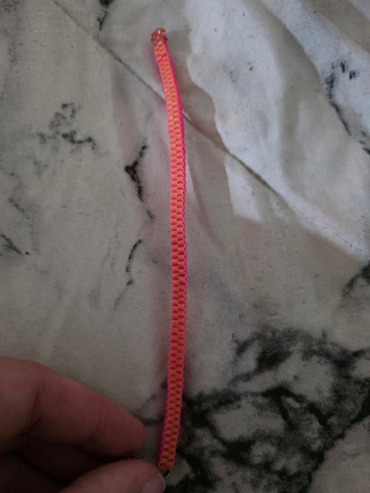 Pink and Yellow Keychain