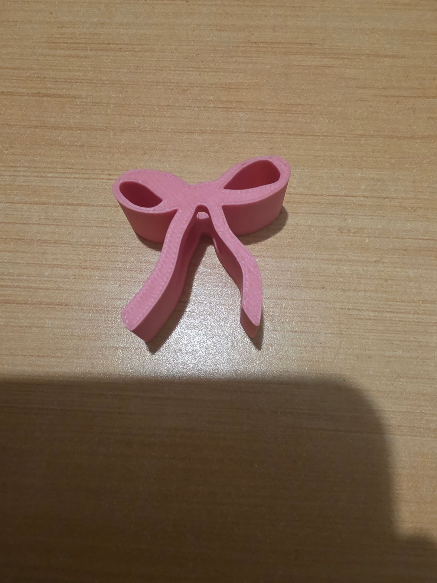 pink bow straw topper