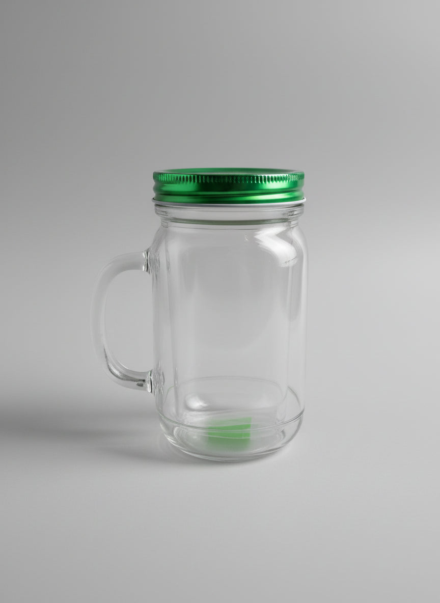 Green 20oz snow globe mug
