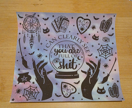 I can clearly see that you are full of shit