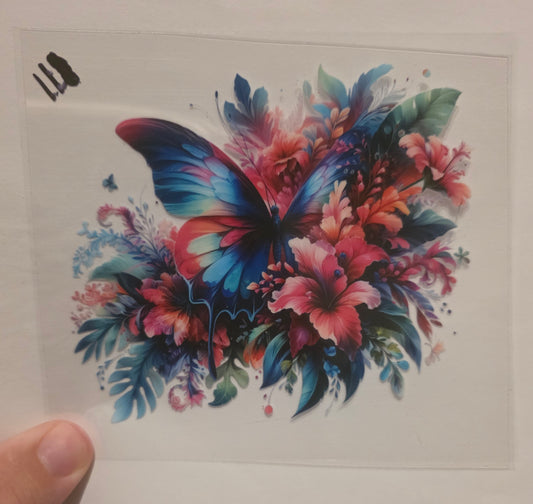 Butterflies with Flowers