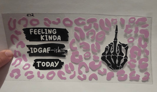 Feeling kinda idgaf-sh today