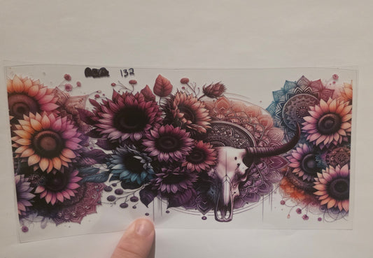 Bull With Flowers