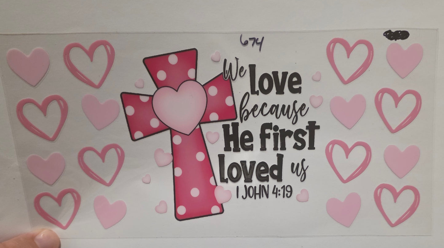 We love because he first loved us ijohn 4:19
