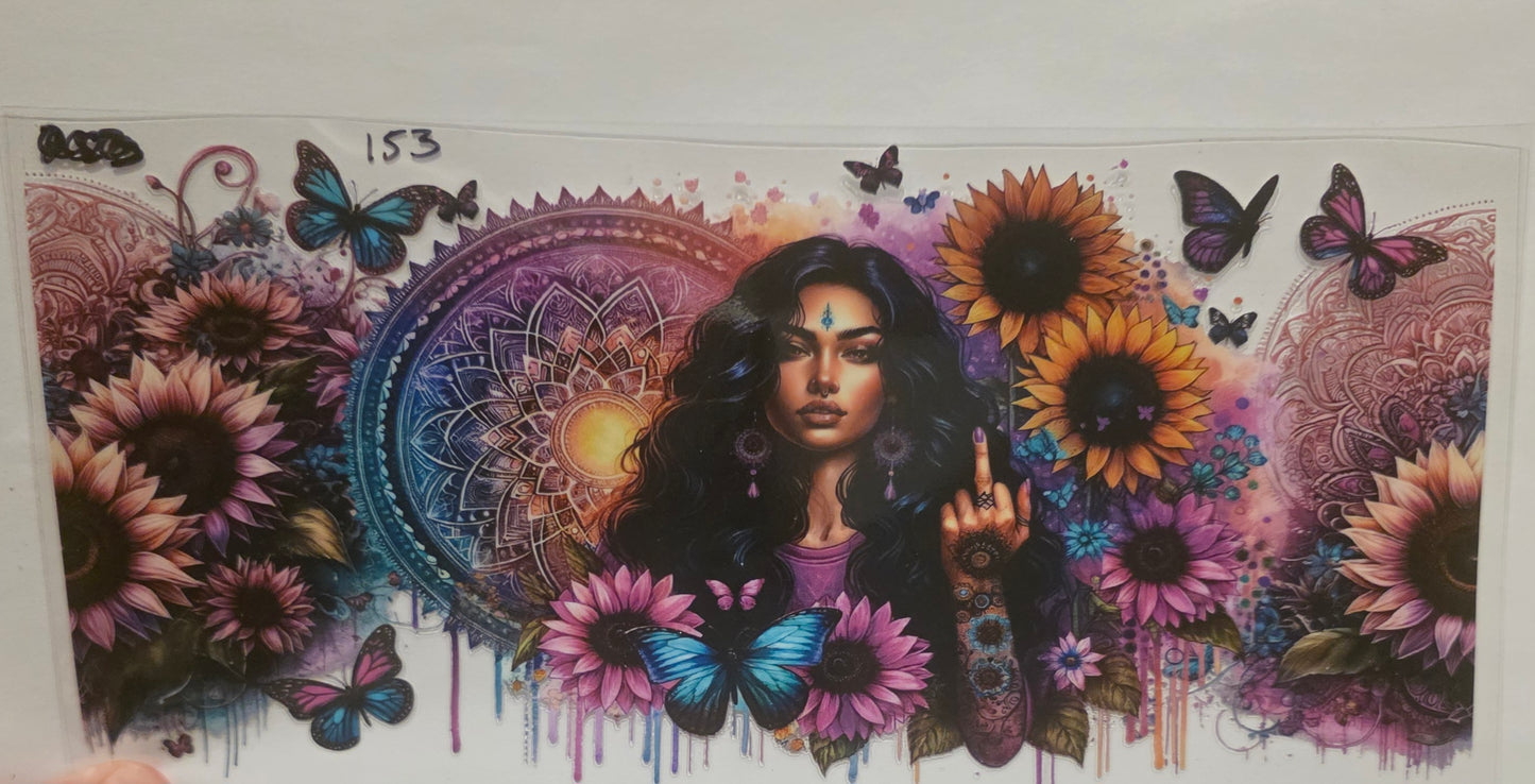 tatted women & Flowers