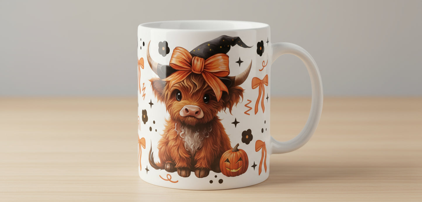 Halloween Highland cow