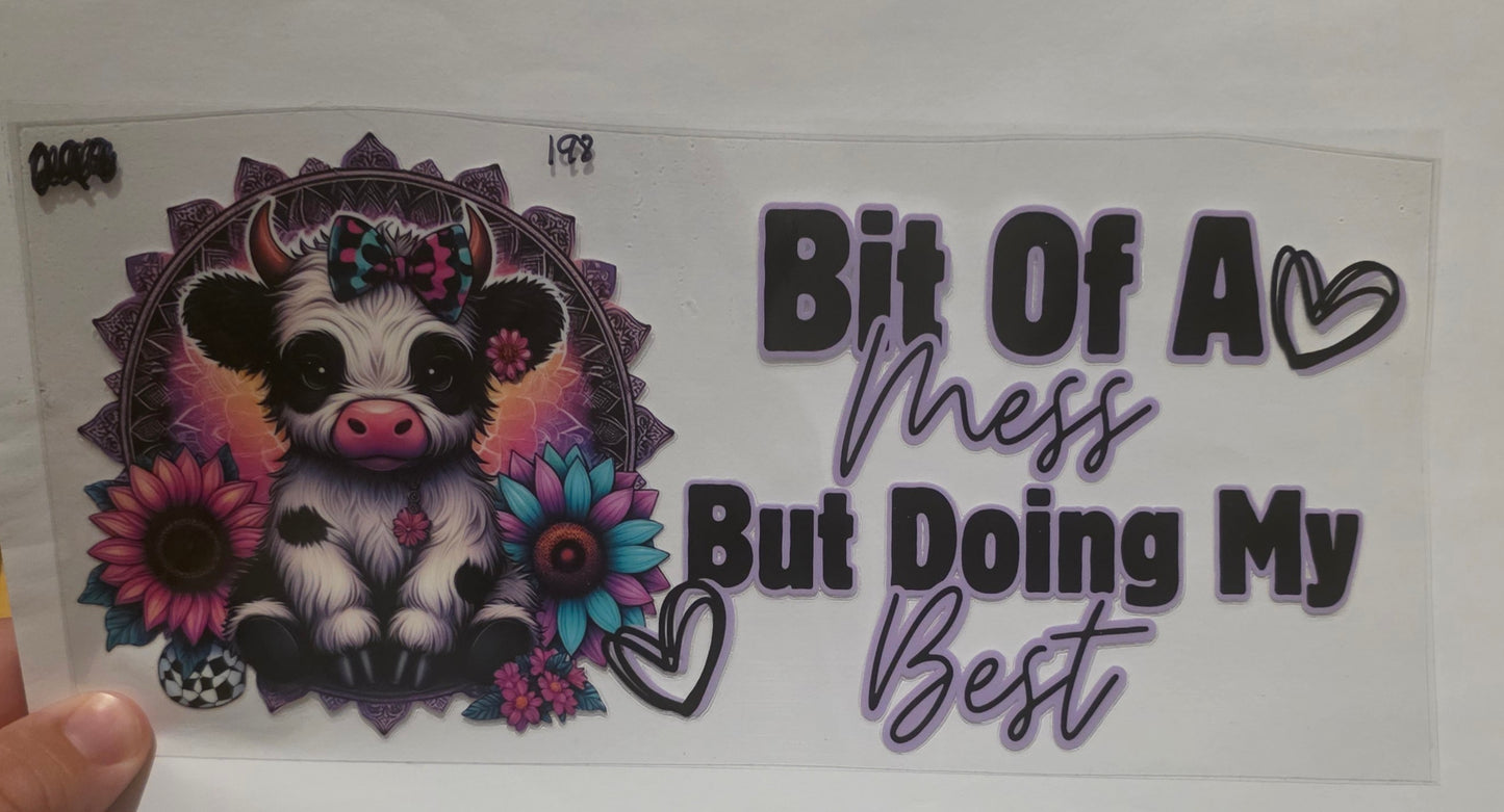 Bit of a mess but doing my best